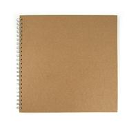 Rayher album photos+reliure à spirale 30x30cm 30 feuil. 190 g/m2, blanc, 8168800