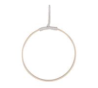 Rayher Anneau en bambou, nature, 1 pce., 18cm Ø, épaisseur 1cm, à suspendre, avec cordon, arts créatifs, floristique, décorations, capteurs de rêves, macramé-64573505