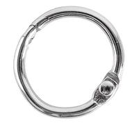 Rayher anneaux en métal à ouvrir, p. porte clés, reliure 12pcs 17 mm ø, 2520000