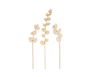 Rayher Assortiment de bâtonnets décoratifs „Eucalyptus“, nature, 3 pces, tiges en bois FSC Mix Credit, 15-20cm, arts créatifs, art floral, décoration-64528505