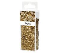 Rayher Assortiment de perles et paillettes, doré, 80g, Ø 2,6-6mm, avec fil, arts créatifs, décorations -14538616, Or