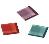 Rayher Assortiment de pierres de mosaïque, multicolore, 1 assortiment (500g), 2x2cm, verre souple, transparent, brillant, résistant au gel, arts créatifs, décoration-14795999