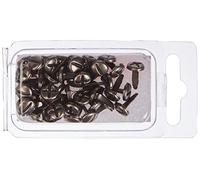 Rayher Attaches parisiennes Vis 8 mm ø boîte blister 50 pces antique, 7835942, Métal