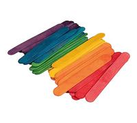 Rayher Bâtonnets de bois, multicolore, 36 pces., spatule, 15X2 cm, bois FSC 100%, usages multiples, bricolage, arts créatifs-64582999