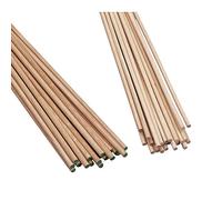 Rayher Bâtonnets de bois, nature, 1 pce., baguette ronde, ø 20mm, 1m, bois de hêtre, tige sans nœud, usages multiples, bricolage, arts créatifs-6411800