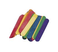 Rayher Batonnets Plats en Bois de Couleur 15x20cm 36 pièces