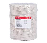 Rayher - Bobine de 120 m - Fil de jute à 6 filetages - En plastique - Couleur blanche - 6 mm