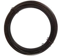 Rayher Bobine de fil de fer recuit, noire, ø 1,2 mm, longueur 50m, multi-usage, arts créatifs, art floral, objets décoratifs-2407100