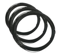 Rayher Bobine de fil de fer recuit, noire, ø 1,2 mm, longueur 50m, multi-usage, arts créatifs, art floral, objets décoratifs-2407100 (Lot de 3)