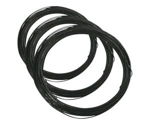 Rayher Bobine de fil de fer recuit, noire, ø 1,2 mm, longueur 50m, multi-usage, arts créatifs, art floral, objets décoratifs-2407100 (Lot de 3)