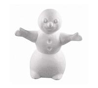 Rayher Bonhomme de Neige avec Bras tendus en polystyrène, Haut. 16,5cm, Largeur 15cm