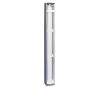 Rayher Bougie cierge, blanc, 50cm, 4cm ø, 1 pce., 100% paraffine, qualité supérieure, emballage carton, à personnaliser, baptême, communion, confirmation, mariage-3131900