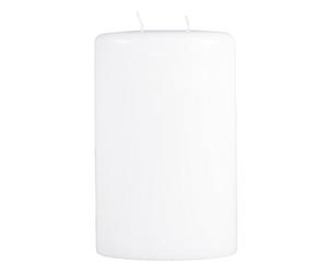 Rayher bougie ovale à 2 mèches, div. occasions, 100% paraffine, blanc, 31550000