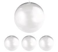 Rayher Boule de décoration à garnir, Plastique Transparent, 2 pces, Ø 18cm, 1 Boule, à remplir, à Suspendre, Cadeau, Noël, pâques, anniversaire-3946337 (Lot de 4)