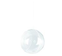 Rayher Boule Plastique 2 hémisphères pour l'art Floral 12cm ø Cristal, 3912737