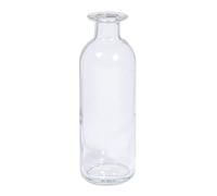 Rayher Bouteille en verre blanc, transparent, 1 pce., 225ml, ø5,5cm, goulot ø1,8cm, H.16cm, sans bouchon, décoration, vase, bougeoir-46695000