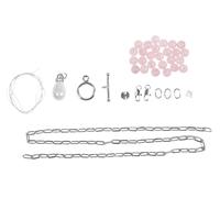 Rayher BP Click&Match kit Bracelet+chaîne 2-en-1 Pierres mi-préc Argent,15412606