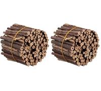 Rayher Brindilles de Bois, 1 fagot, 200g, Nature, 7,5cm, Arts créatifs, modélisme, décorations, Noël-65394505, Naturel (Lot de 2)