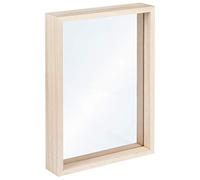 Rayher, Cadre en bois, 16 x 22 cm, double vitrage en acrylique, 62840505 | Insérer les objets d'une épaisseur maximale de 2 mm (photos, etc.) entre les plaques de plexiglas ; largeur du cadre : 3,5 cm