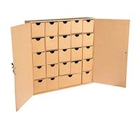 Rayher Calendrier de l’Avent, craft, 1 pce, 29,6X29,6X6,5cm, papier-maché FSC Rec 100%, à personnaliser, à garnir, réutilisable, période de l’Avent, Noël-67367521