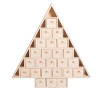 Rayher Calendrier l'Avent bois Arbre, FSC 100% 38,5x40,5x5,5cm, nature, 64647505