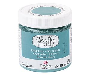 Rayher Chalky Finish Boîte 118 ml indisch türkis Turquoise D'inde