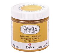 Rayher Chalky Finish Peinture craie look Shabby chic 118ml mirabelle, 38867158