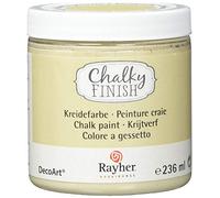 RAYHER Chalky Finish peinture effet craie boîte de 236 ml €“ peinture craie à base d€™eau pour la déco de vos meubles & Cie dans un look vintage et rustique €“ peinture crayeuse €“ beige