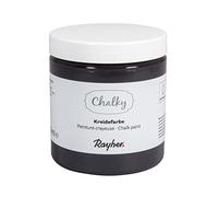 Rayher Chalky Peinture craie Shabby chic et vintage 230ml noir charbon, 35048577