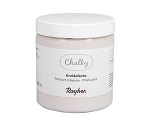 Rayher Chalky Peinture craie Shabby chic vintage 230ml gris brouillard, 35048556