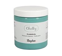 Rayher Chalky Peinture craie Shabby chic, vintage bte 230ml vert marin, 35048410