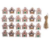 Rayher Chiff.de l'Avent Candyland 1-24,FSC 100%, 3,5x3x5cm, agrafes+Cordon, sct.-LS 1lot, 46866000