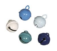 Rayher Clochettes déco en métal grelots noël 19 mm ø, 5 pcs bleu mix, 25098000