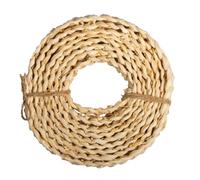 Rayher corde tressée en feuilles de maïs 5x tressé 3m, 2,5cm nature, 41008000