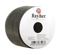 Rayher Cordon de papier av. fil p. arts créatifs 2mm ø rouleau 25m noir, 5116001
