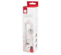 Rayher Coupeur de papier circulaire, blanc, 1 pce., plastique, magnétique, pour cercles ø 8,5-30,2cm, bureau, école, arts créatifs, scrapbooking, carte-69284000