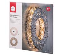 Rayher Couronne en bois Pays hivernal FSC Mix Credit, ø 30cm 14 pcs, nature, 62982505