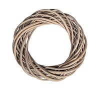 Rayher Couronne en osier balayé, déco de noël, ø 30x7cm, gris argenté, 65392561