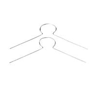 Rayher Crochets boules de Noël et Œufs de Pâque, 25pces., métal, argent, brillant, décoration, suspensions, Noël, Pâque- 8901400