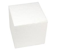 Rayher Cube en polystyrène, Blanc, 1 PCE., 15x15x15 cm, Arts créatifs, décorations, Noël-3000200
