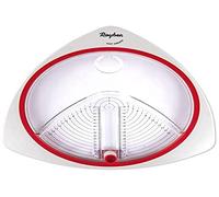 Rayher cutter circulaire plastique, av 3 lames de rechange,pour découper des cercles de 2,6 à 15 cm, blanc/rouge