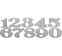 Matrice de découpe 2,8 x 1,5 cm - Big numbers - Rayher Transparent G