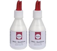 Rayher Easy Glue Colle à Bois 100 ML Liège Colle Sèche Transparent wasserfe (Lot de 2)