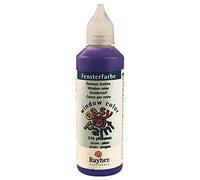 Rayher Easy Paint 38700316 Peinture pour fenêtre 80 ML Prune
