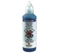 Rayher Easy Paint 38700404 Peinture pour fenêtre Turquoise 80 ml