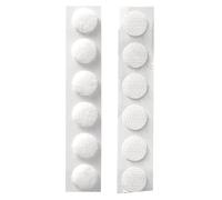 Rayher Fermeture scratch Ronde Ø 12 mm 20 pièces Blanc Nylon Classic None
