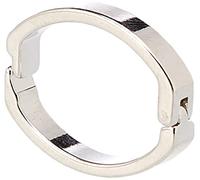 Rayher Fermoir clip ovale en métal, argenté, 1 pce., 25X20mm, mousqueton usage multiple, arts créatifs, bracelet, chaine, décorations -2229622