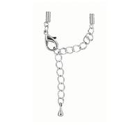 Rayher Fermoir mousqueton à spirale création bijoux, 2pc, 1 mm platine, 2222921