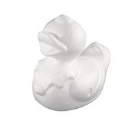 Rayher Figurine canard en polystyrène pour décoration extérieure, 7cm, 3350900, Blanc.