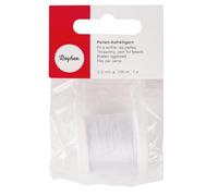 Rayher Fil à Perles - Épaisseur: 0,5 mm - Longueur : Environ 100 m - Blanc, 8900102